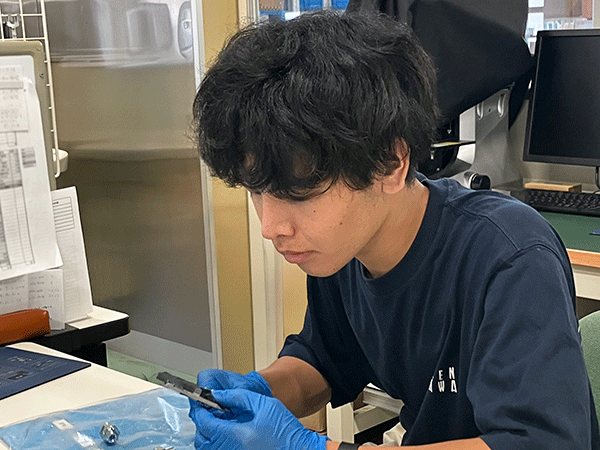 株式会社フジテクノにてインターンシップの様子