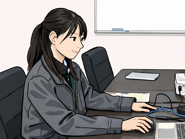 社員インタビュー記事の社員イメージ
