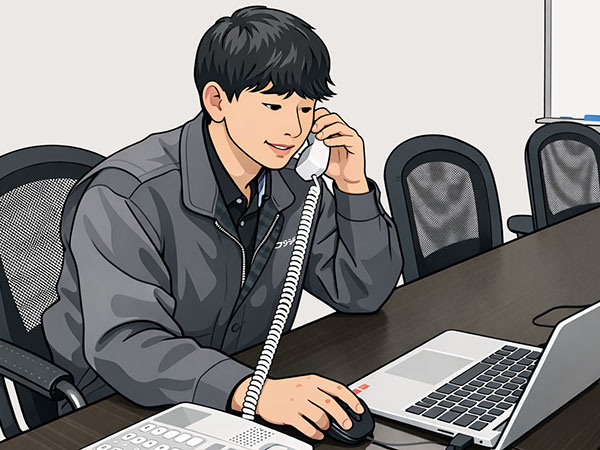 社員インタビュー記事の社員イメージ